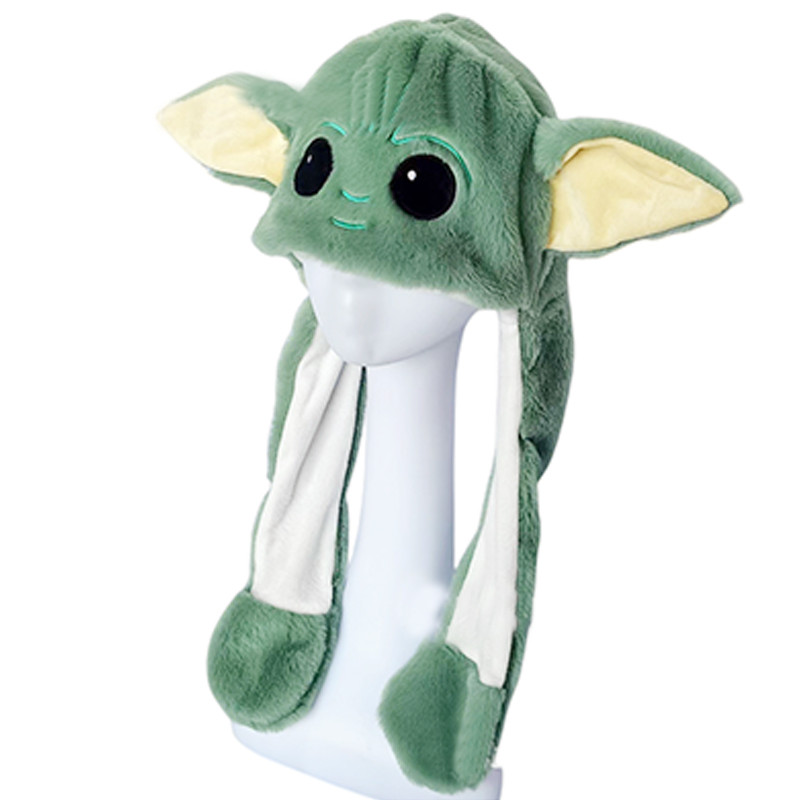 New Star Wars Baby Yoda Hat Baby Yoda Figure Cartoon Ears Hat Kids Toys Boys Girls Christmas Gifts