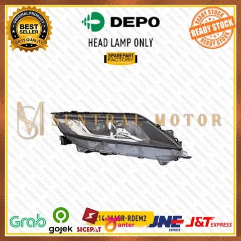 Head Lamp Lampu Depan Besar Kanan Mitsubishi L200 L 200 Triton 2019 DEPO