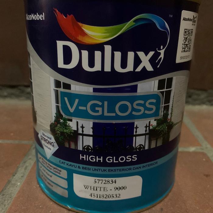 CAT MINYAK KAYU & BESI DULUX V-GLOSS 1KG