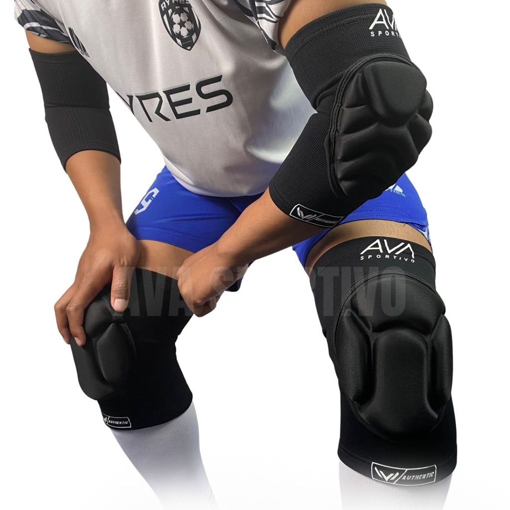 Kneepad Elbowpad Kiper Penjaga Gawang Futsal Knee Pad Support Deker Dekker Decker Pelindung Lutut Da