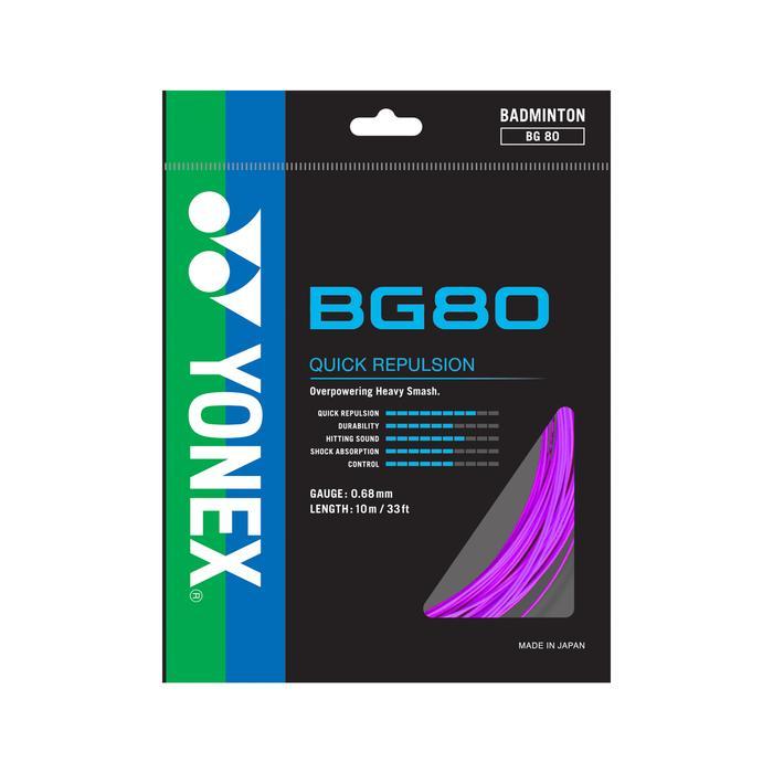 94j8- Yonex Badminton String Bg 80