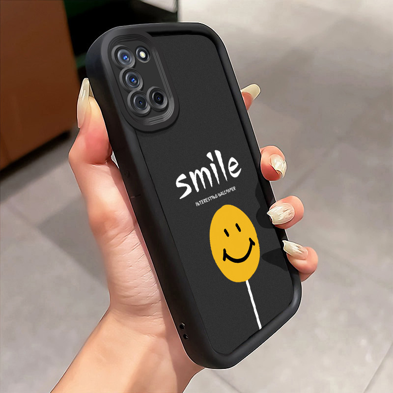 Casing Hp OPPO A52 OPPO A72 OPPO A92 Case Casing Emoji tas balon pola HP Kasing Silikon Softcase mat