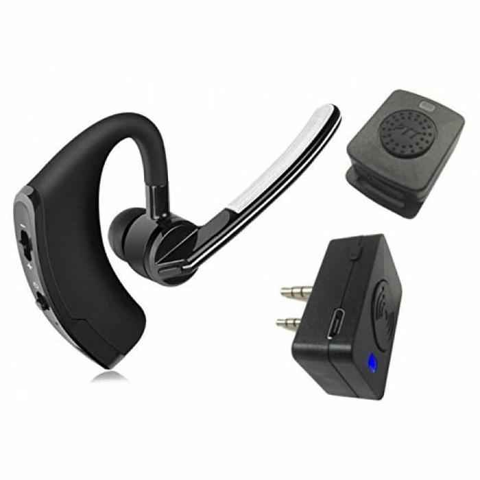 BTHD1 Wireless Dual Bluetooth 4.1 Earpiece for Radio Walkie Talkie