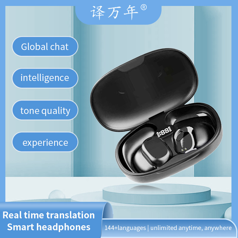 Translation Headset Multi Language Real-time Translation Intelligent Voice Translator WirelessBlueto