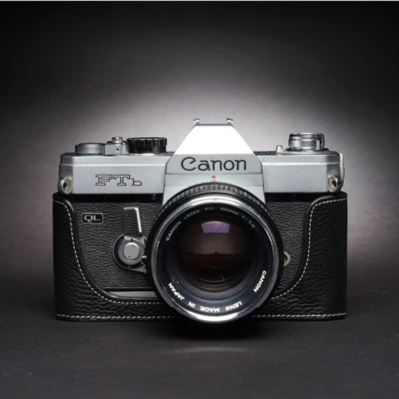 custom Photo Camera Genuine leather cowhide Bag Body BOX Case For CANON FTb FT FT QL TLB TL TX film 
