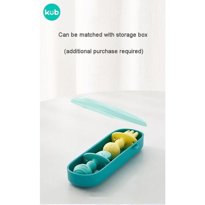 Kub - Baby Silicone Fork & Spoon