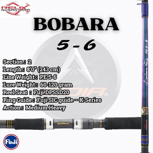Joran Popping | Joran Relix Nusantara Bobara PE 2-3, PE 3-4, PE 5-6 & Bobara PE 6-8 Andy Wijaya - PE