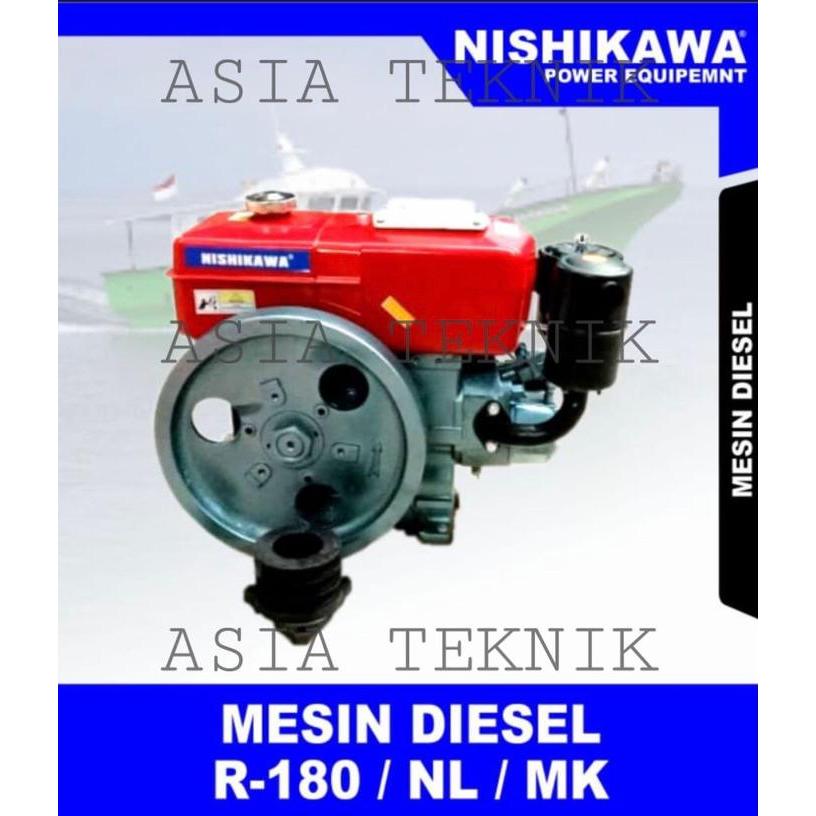 NISHIKAWA MESIN DIESEL R-180 ENGINE DIESEL PENGGERAK MESIN ORI