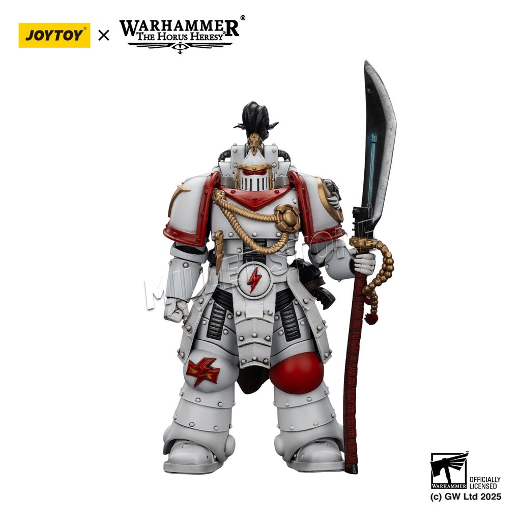 In Stock JOYTOY 40K 1/18 Action Figure White Scar Legion Archon & Ebony Xig Terminator 3PCS Model