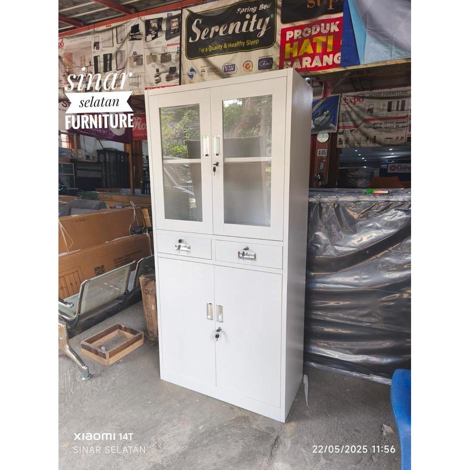 DISKON LEMARI BUKU BESI NEAT BOOKCASE READY STOCK