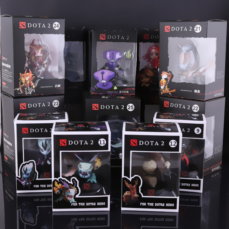 Dota 2 Figure Action Heroes Set Jakiro Shadow Fiend Snapfire Earthshaker Drow Ranger Rubick Treant