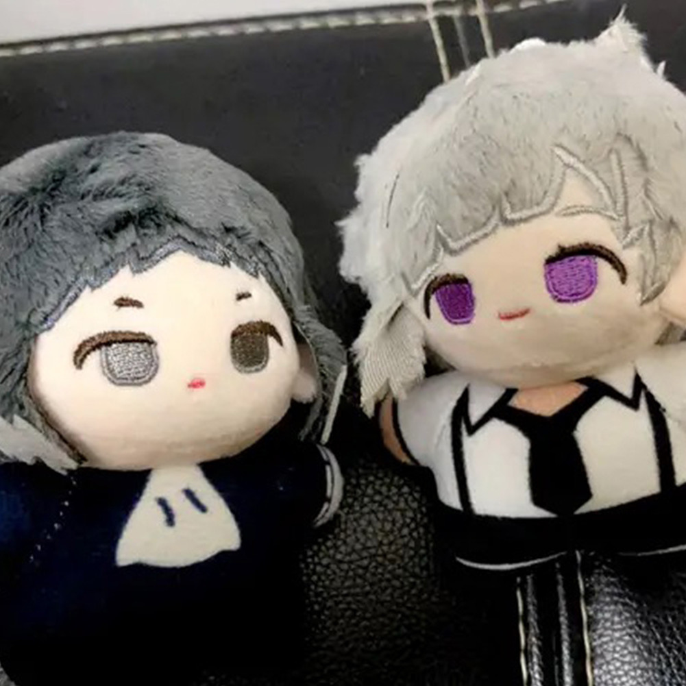 Anime BSD Dazai Osamu Plush Doll Nakahara Chuuya Nakajima Atsushi Edogawa Rampo Doll Mini Pendant