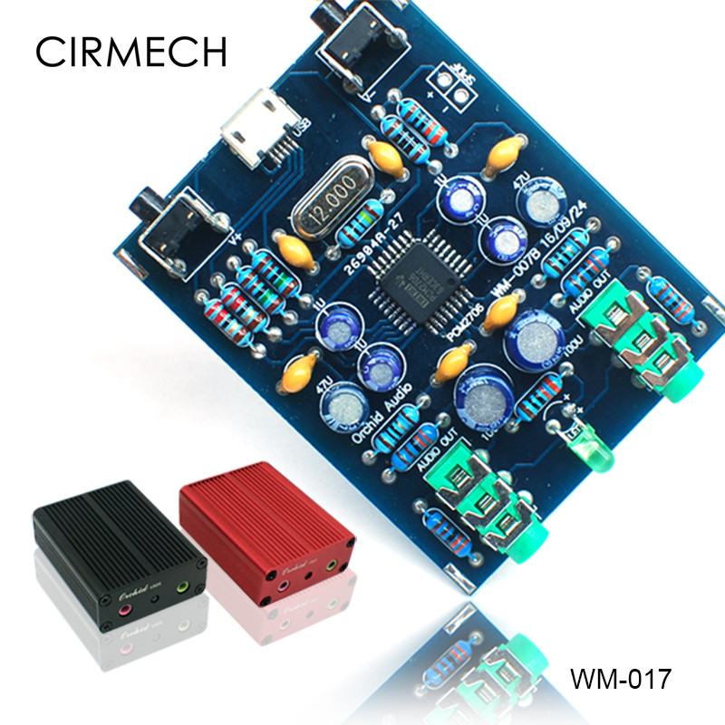 CIRMECH PCM2706 HI USB Soundcard DIY Kit USB DAC SPDIF android compatible MicroUSB windows without