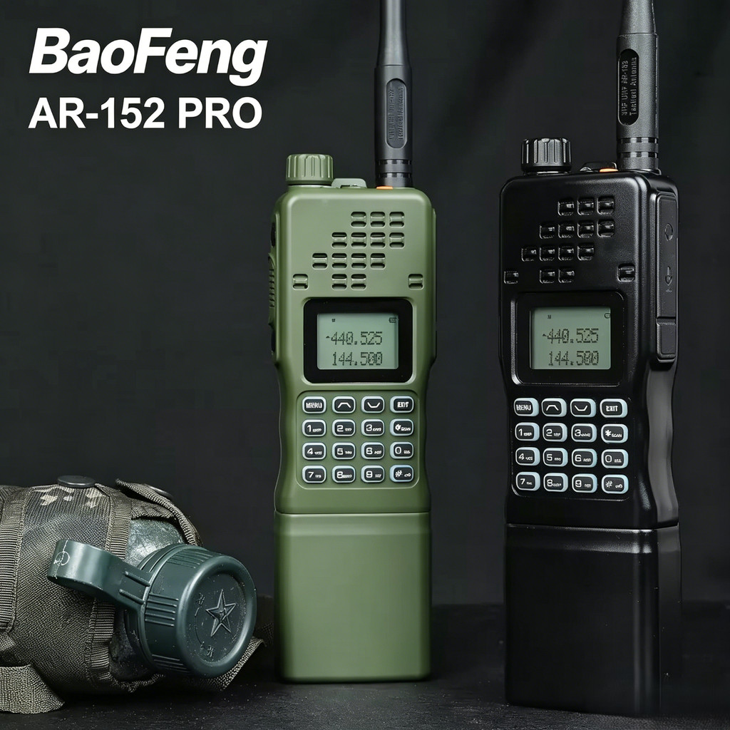 Baofeng 15W Powerful AR-152 AR152 Two way Radio 12000mAh Battery Walkie Talkie AN /PRC-152 Dual Band