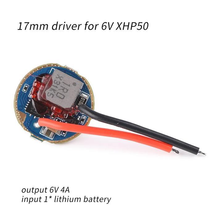 Driver CREE XHP50.2, XHP50.3 HI 6V, 4A 12 Grup 17mm