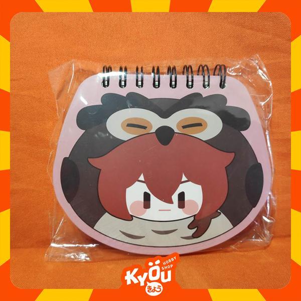 Childe, Xiao, Zhongli, Tevyat Zoo Series Mini Notebook Genshin Impact - Diluc