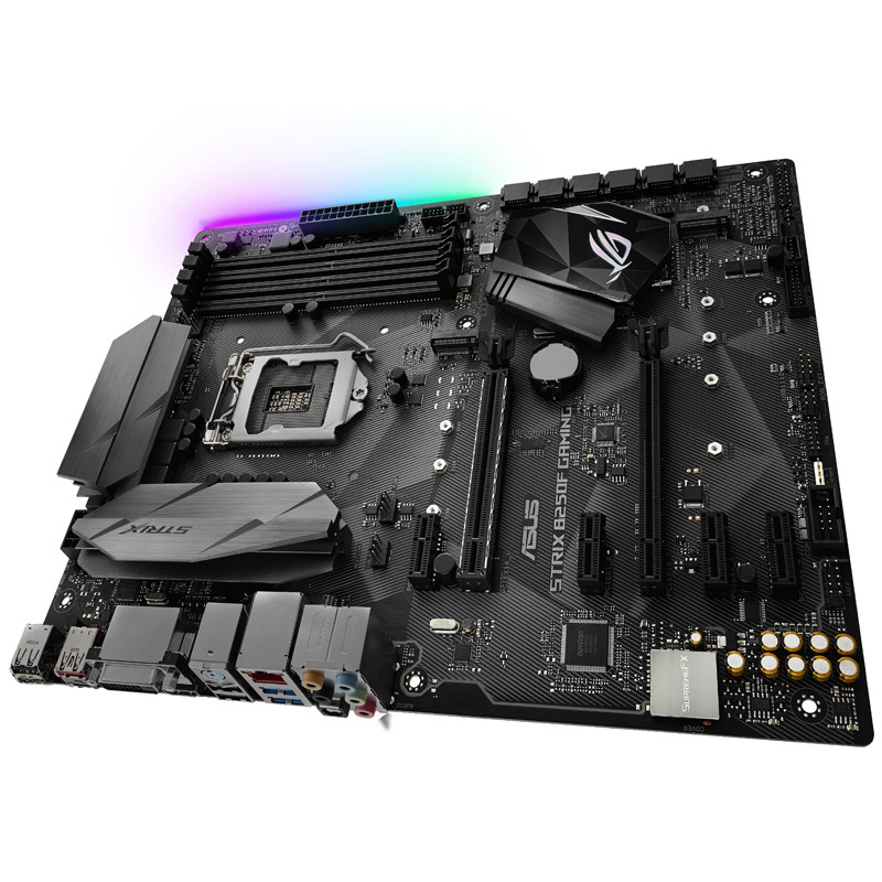 Used Asus ROG STRIX B250F GAMING Desktop Motherboard Socket LGA 1151 DDR4 B250 SATA3 USB3.0