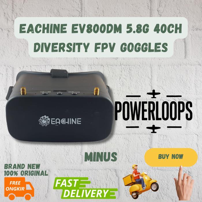 Eachine Ev800Dm Dvr Diversity Goggles 5.8G 40Ch Fpv Ev800 Goggle
