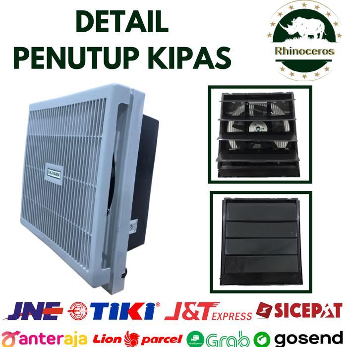 NEW Exhaust Fan Dinding Blower Angin 10 Inch dan 12 Inch Hexos Penyedot Udara Hexos Dinding Kipas
