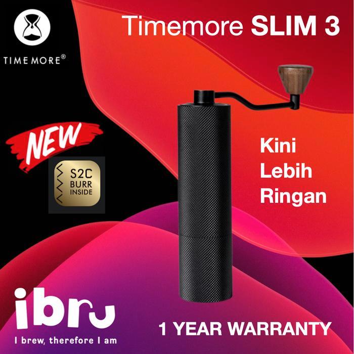 Timemore Chestnut Slim 3 Penggiling Kopi Manual Matte Black