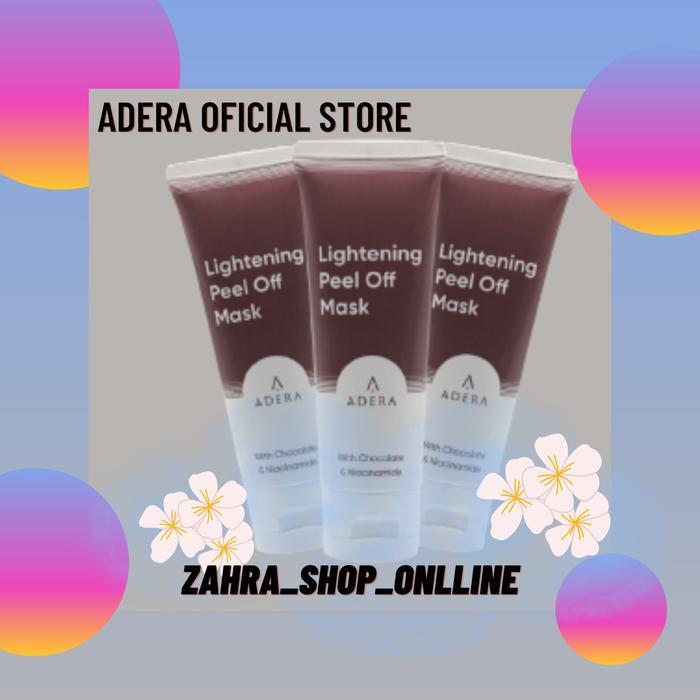 ADEEVA LIGHTENING PEEL OFF MASK - ADEEVA LIGHTENING PEELING SPRAY - ADERA LIGHTENING Mencerahkan