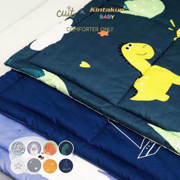CUIT X KINTAKUN BABY Bedding Comforter Bayi Bedcover Only Gold Katun Anti Bakteri