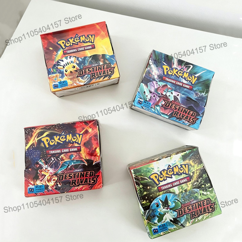 Scarlet Violet Destined Rivals 288Pcs English Version Pokemon TCG Classics Booster Box Pokemon Trade