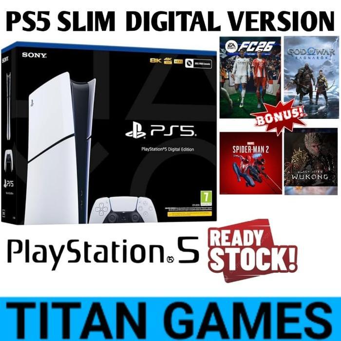PS5 Slim Disc Version - PS5 Slim Console Digital Version - PS5 Console