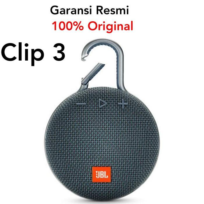 Speaker Original Jbl Clip 3 Garansi Resmi Speaker Bluetooth Salon Spiker Portbale