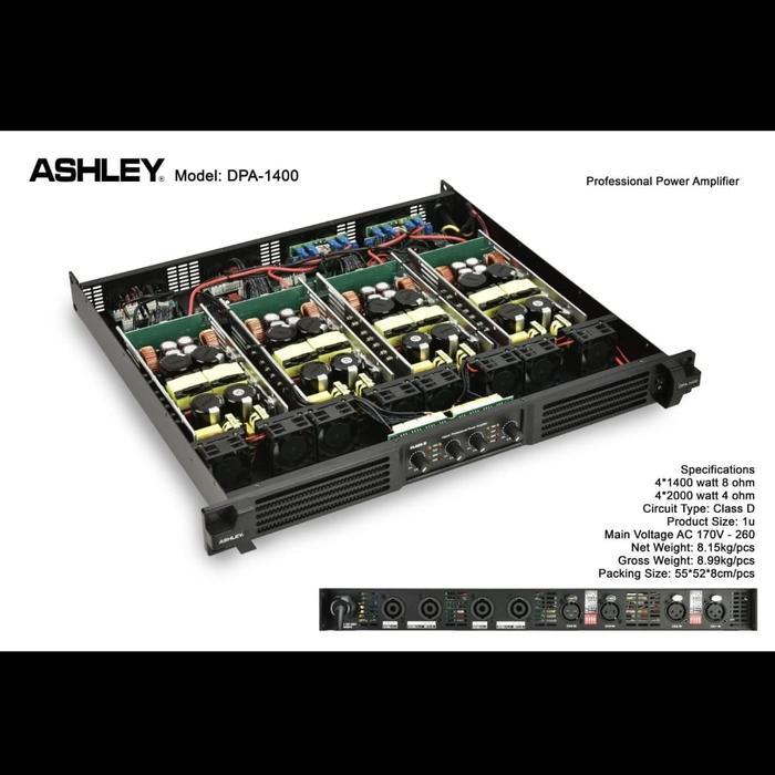 POWER AMPLI ASHLEY DPA 1400 / POWER AMPLI ASHLEY DPA1400