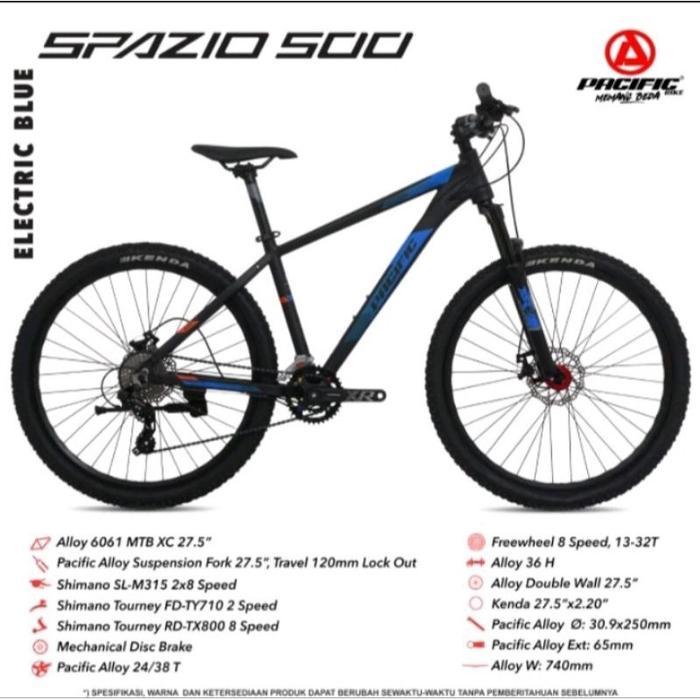 Sepeda MTB 27.5 PACIFIC SPAZIO 500 FL Alloy