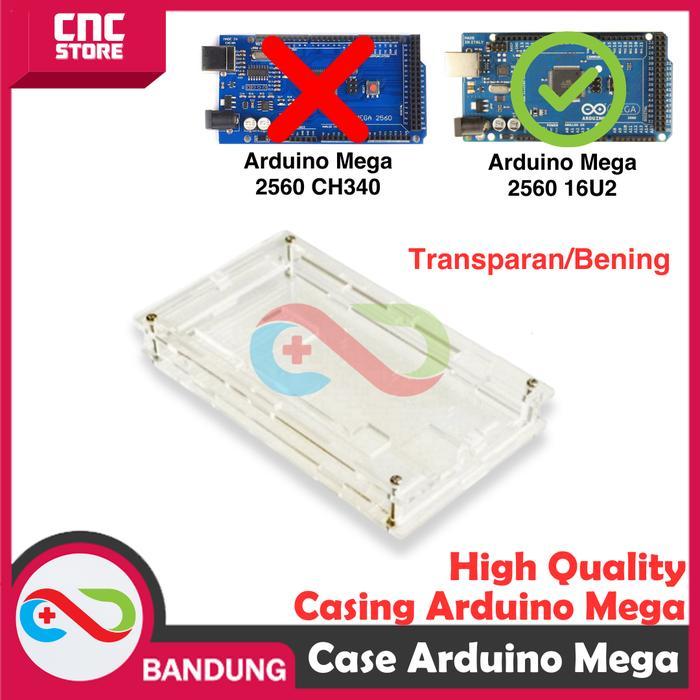 Casing Akrilik Acrylic Arduino Mega R3 Clear V3 Box Kotak Case Arduino