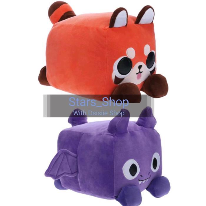 Pet Simulator Huge Pets 8,5" Purple Dragon & Red Panda Plush Original AG26