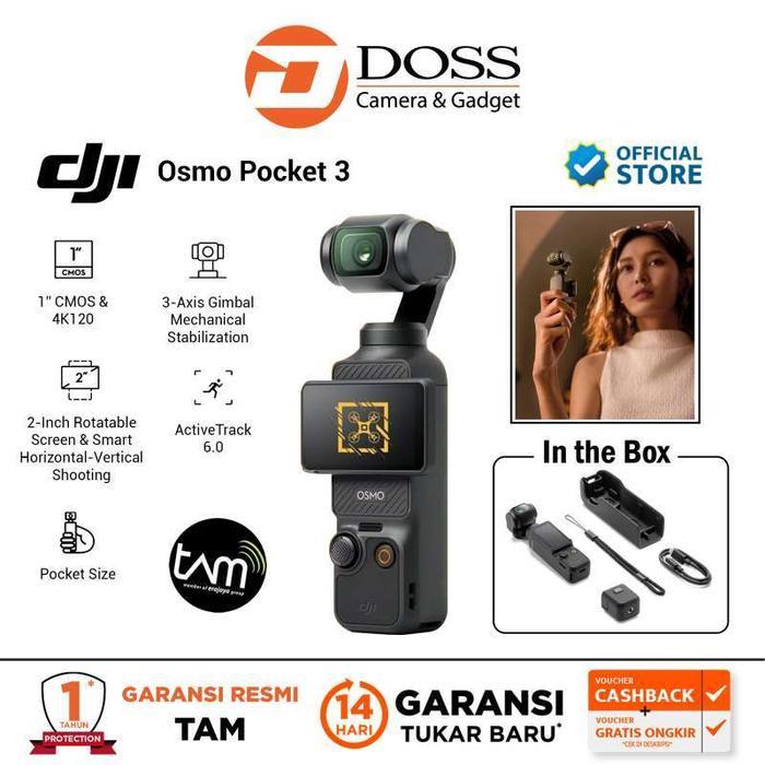 Dji Osmo Pocket 3 Action Camera Dji Pocket 3 Terbaru 