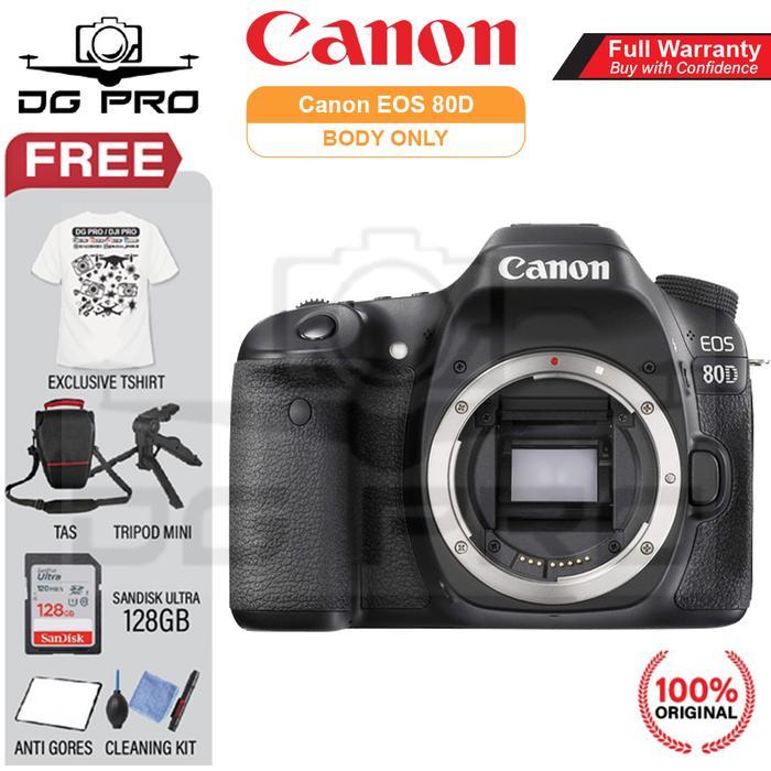 Canon Eos 80D Body Only - Kamera Dslr Canon Eos 80D Bo Terbaru !!!