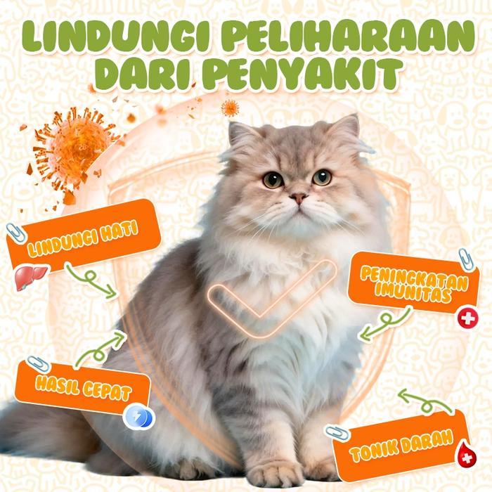 Cassiel Pet Anti Virus Obat FIP Kucing Fip Tablet (Fip Basah - Fip Kering - Fip Neuro) (1 Kotak)