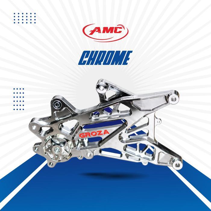 SWING ARM  GROZA NMAX NEO, NEW & AEROX ORIGINAL - CHROME, NMAX NEO