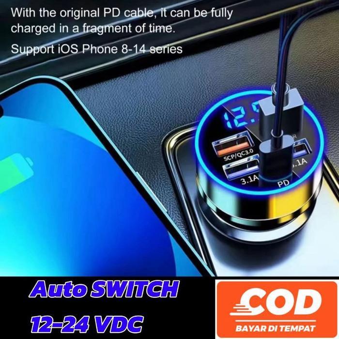 Terlaris Charger hp plus alat monitor aki SALE