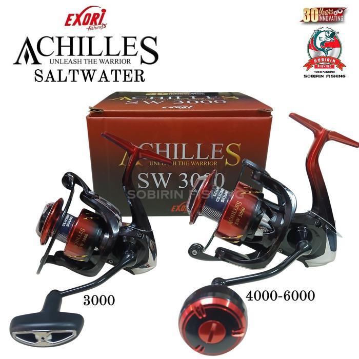 TERBARU REEL EXORI ACHILLES SW POWER HANDLE BERVARIAN UKURAN Reel exori achiles saltwater ORIGINAL