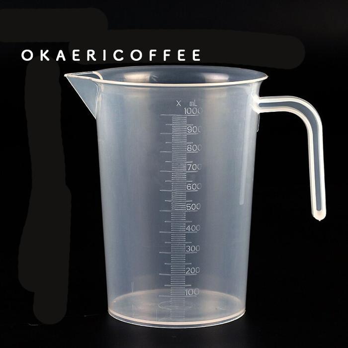 Diskon Plastic Measuring Cup 1000Ml / Gelas Ukur Plastik / Jug Takar 1L Autentik