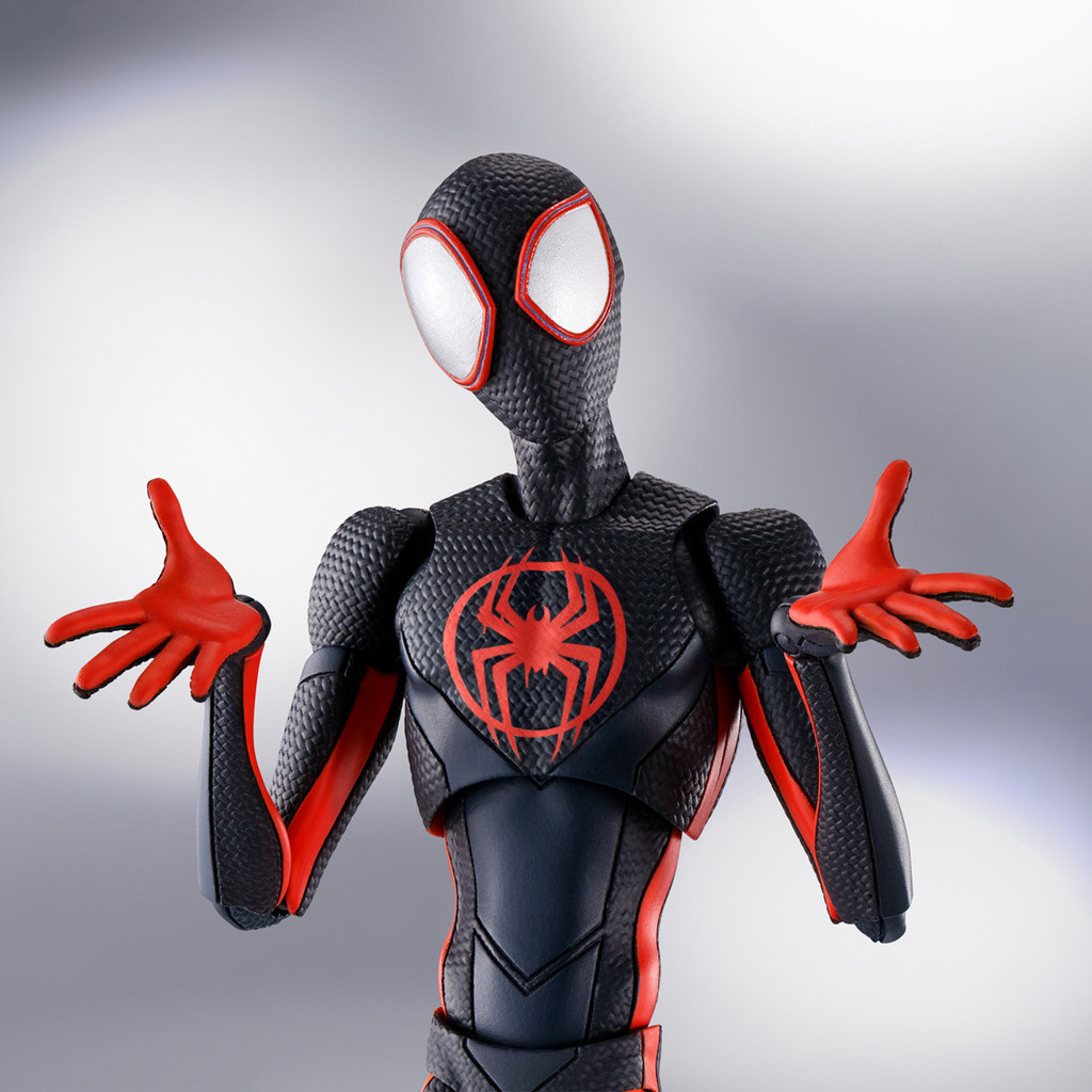 Spiderman 2099 Ct Action Figure Across The Universe SHF Miguel O'Hara Spiderman Miles Morales Gwen