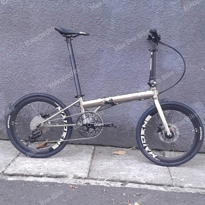 sepeda lipat fnhon storm titanium 2x10 speed dan 1x10 speed 20 451 - Ltwo 1x10 sp