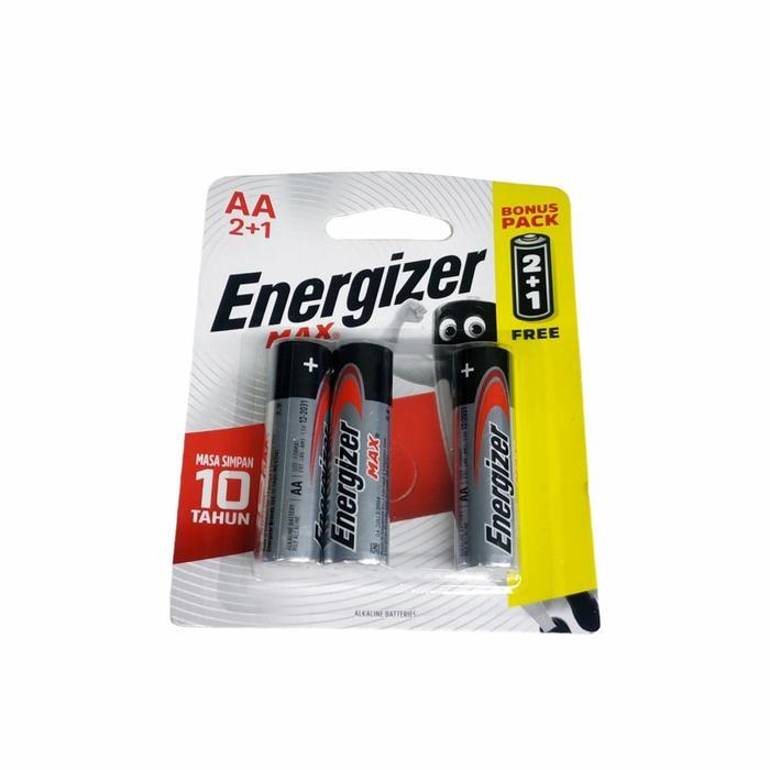 SALE Baterai / Battery Energizer max AA Alkaline 2+1
