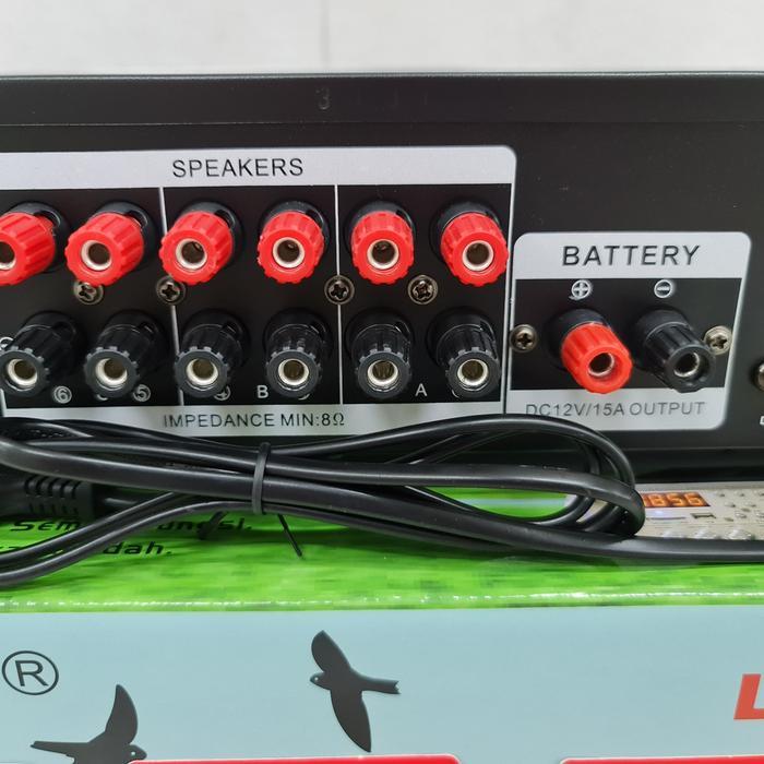 Ampli walet 3 player 6 Channel + 3 suara tarik,tembak,inap