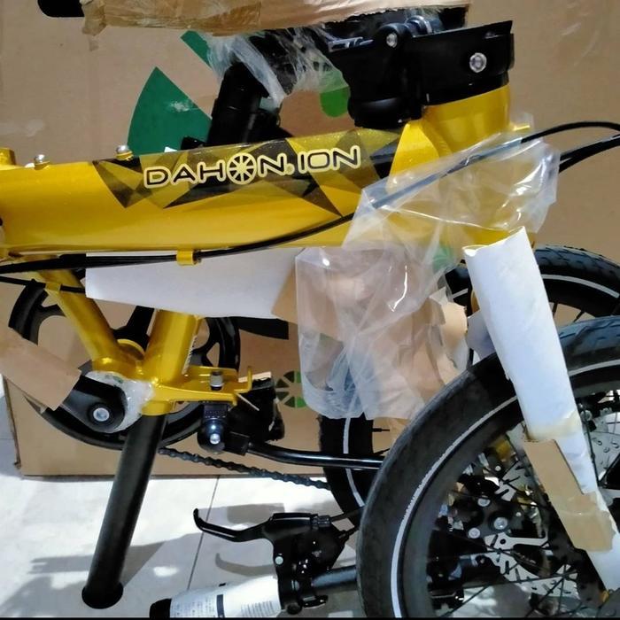 Sepeda Lipat Dahon Ion Chicago 16 inch Gold