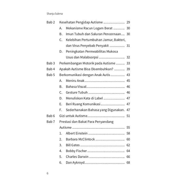 Buku Memahami Autisme - Shanju Sukma - DIVA Press