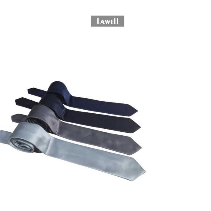 SALE Lawell Dasi Pria Formal Dasi Kantor Bahan Satin Tanpa Zipper Kualitas Premium Branded