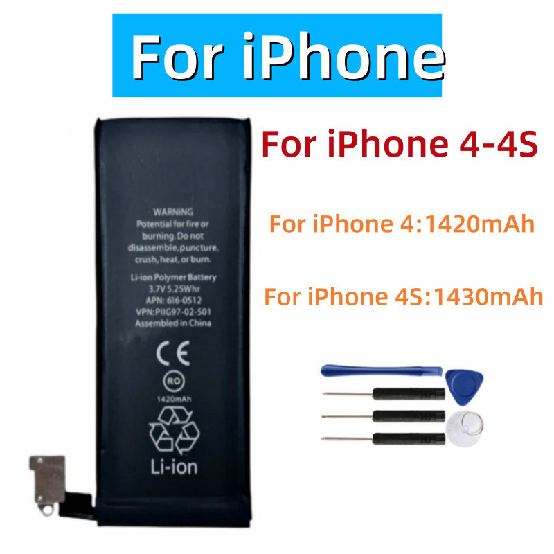 FOR Zerocycle Highquality Rechargeable Batterie For iPhone 4 4S iPhone 4 iPhone 4s Replacement