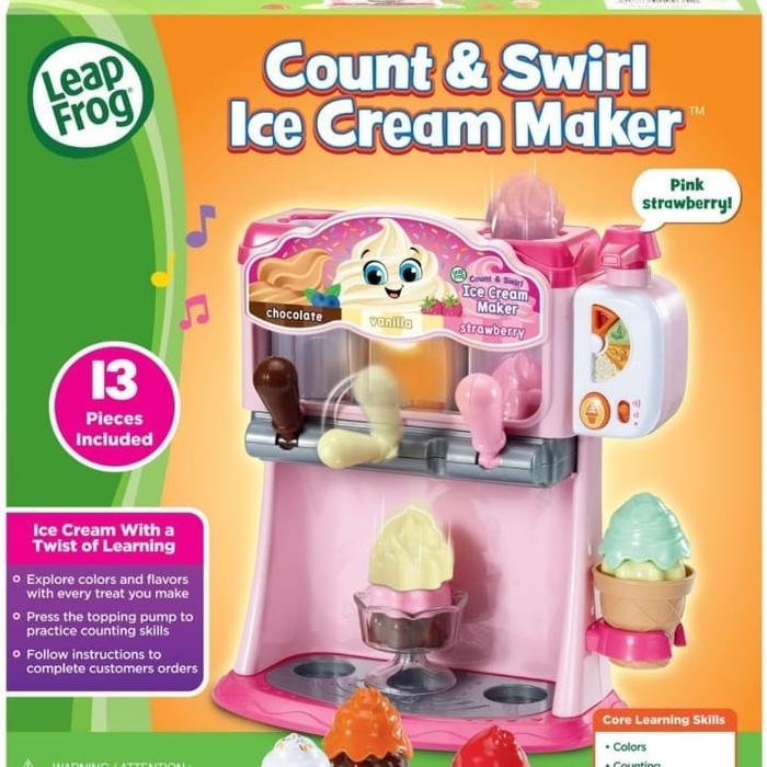 Leapfrog Count & Swirl Ice Cream Maker Pink Original