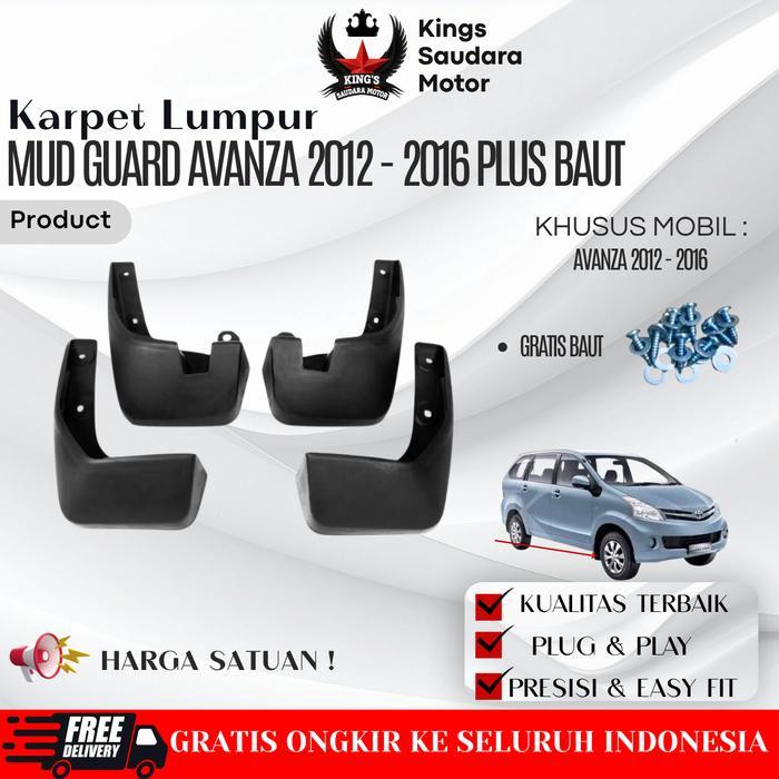 Promo Mudguard Atau Karpet Lumpur Avanza 2012-2016 Plus Baut Termurah Best Seller Accessories Car